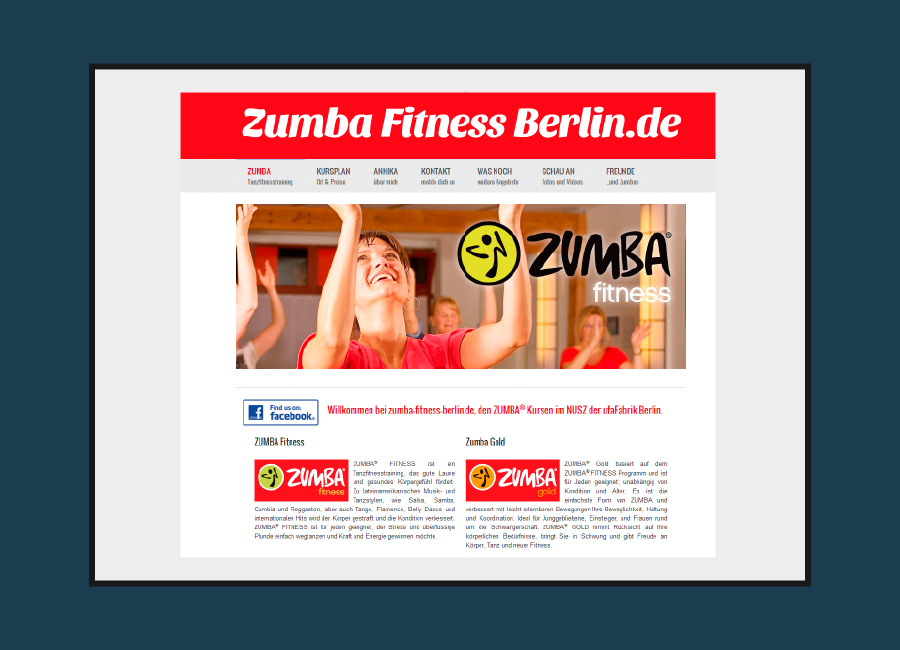 website Zumba Fitness